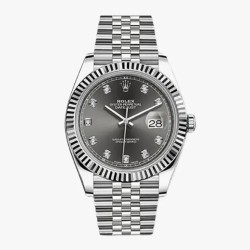 Rolex Datejust 41 Steel and White Gold Rhodium Diamond