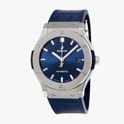 Hublot Classic Fusion Blue Sunray Dial Titanium