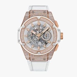 Hublot King Power Unico King Gold White