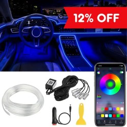 Interior Car LED Strip Lights APP Control 5 in 1