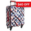 CHANEL Multicolor Plaid Canvas Airlines Trolley,